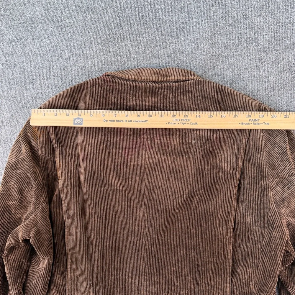 Vintage Polo Ralph Lauren Jacket Mens XL Brown Corduroy Field Latch 90s